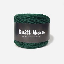[니뜨] 코트니실18합(10+1) (100g) [뜨개실도안제공] 마크라메 면사 사계절실 여름실 소품실 뜨개실 뜨개질, 325_다크그린