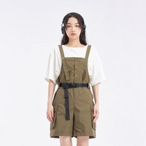 점프슈트 반티 여자 슈트 3 개 30 Metersbonwe jumpsuit 여자용 여름 과장된 패치 포켓 레트로 오버올