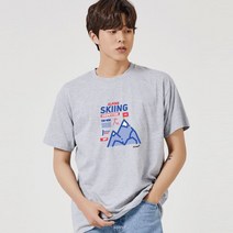 스키 마운틴 키밍 반팔티 그래픽 겨울스포츠 레이어드 엄마 아빠 귀여운반티 커플티 남성봄옷 맨투맨커플