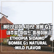 (커피생두) 152 에티오피아 시다모 봄베 G1 내추럴-마일드 플레이버 500g