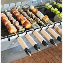 양꼬치구이 자동 회전 불판 야외 꼬치구이 자동회전, 꼬치구이기계 (스트링 20개)