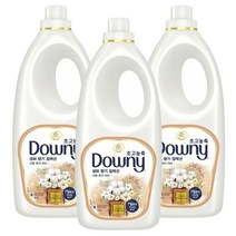 다우니 초고농축 생화향기 섬유유연제 코튼퓨어러브 2L x 3개