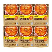 청주식 돼지김치짜글이 450gx6개, 단품