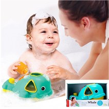 고래도형놀이 아기목욕놀이 물놀이장난감 19개월