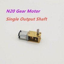리니어모터 액추에이터3V/6V/12V 듀얼/싱글 출력 샤프트 N20 기어 모러 감속기 저속 4 ~ 380RPM 엔진 로봇, 07 17rpm dual shaft_01 3 볼트