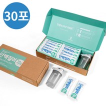 싱컴바인 단백질러 파우치 30포 1세트 단백질 20g 마그네슘 84mg 아침 식사대용 선식 곡물 쉐이크