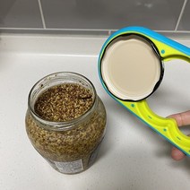 만능 오프너 다용도 멀티 잼 병따개 병뚜껑 페트병, 색상/블루