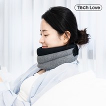 테크러브 2023년형 넥프렌즈 목 고정 보호대 바른자세 경추 보조기 일자 거북 교정기, 모델명 : LV020