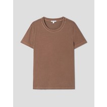 James Perse Women Ss Little Boy Tee 브라운