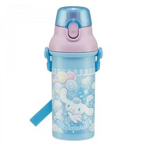 원터치 어깨끈 물병 어린이집 유치원 끈달린 물통 480ml, 15 시나모롤 스위트, 단품