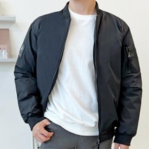 남성 겨울 데일리 패딩 블루종 항공점퍼 야구잠바 패딩항공자켓 항공자켓