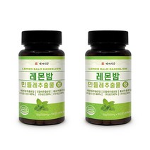레몬밤 민들레추출물 500mg x 100정 HACCP 인증제품, 2개