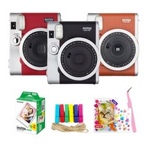 인스탁스 미니90 즉석카메라+필름20장+사은품2종세트, 브라운