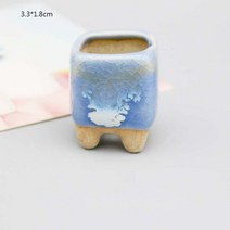 미니화분 꽃 화분 홈세라믹 화분 다육이 플랜터 컨테이너 중국 스타일 미니 녹색 식물 냄비 사무실 데스크, 07 color 7_01 mini