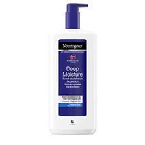 뉴트로지나 노르웨지안 포뮬러 딥 모이스처 바디 로션(750ml) 3배 더 많은 수분을 공급하는 즉각적인 흡수 바디 로션 48시간 집중 케어 건성 피부를 위한 번들거림 없는 스킨 케