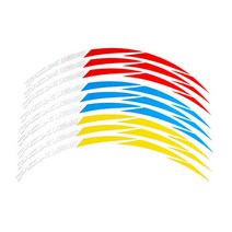 2021 혼다 PCX125 타이어 휠 필름 테두리 스티커, Yellow - 옐로우