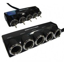 카시무라 차량용 5구 분배기 스위치 멀티소켓 KX-146