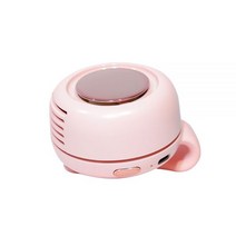 스카이 마카롱 포터블 팬 휴대용 선풍기 무선 미니 핸디 손풍기 넥밴드 목걸이, 핑크