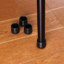바퀴다리 미니 바퀴 고정 회전바퀴 4 개대 블랙 PVC 플라스틱 1619222528mm 의자 다리 캡 피트 보호 패드 가구 테이블 커버 바닥, [04] 25mm