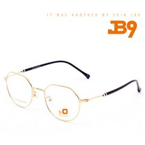 제이비나인 제이비나인안경 JB T18112-01 가벼운안경 금테안경 동그란안경