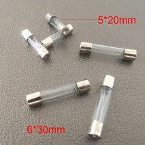 보험 가입 작동 블로우 타입 유리관 퓨즈 5A 6A 6.3A 7A 8A 10A 12A 20A 30A 5x20mm 6x30mm 250V, 03 6.3A_01 5x20mm