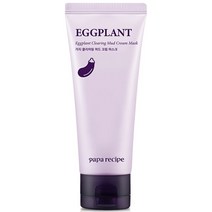 파파레서피 가지 클리어링 머드 크림 마스크 100ml, 4개, 4개입
