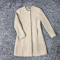 Theory 띠어리 여성 노카라 롱 코트