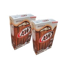 A&W 루트 비어 카페인 설탕 프리 클래식 음료 믹스 패킷 2개 root beer