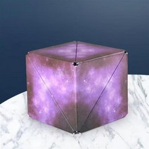변경 가능한 마그네틱 매직 큐브 퍼즐 스트레스 방지 장난감 성인 입방체 70 가지 이상의 모양으로 변환, purple 2