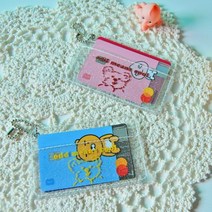 아트박스/올패턴 투명 글리터 PVC 카드첩(2종)