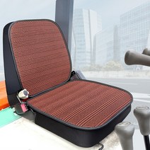 중장비의자 지게차 서포트 굴삭기 포크레인 트랙터, 블랙 레드