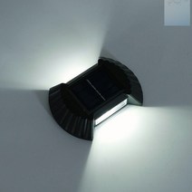 SOCEAN 유니크 자연광 테라스 벽등 정원 조명 4EA 베란다 벽부착 조명 마당 솔라 라이트 실외 외부 직부등 태양열 채광 LED 루프탑 옥상 담벼락 조경 방수 전구 현관 정원 외등 태양광 쏠라 전등 난간 경관
