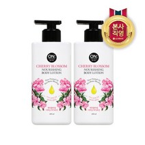 온더바디 너리싱 바디로션 체리블라썸, 400ml, 2개