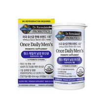 닥터포뮬레이티드 원스 데일리 남성 유산균 30캡슐 X 1개