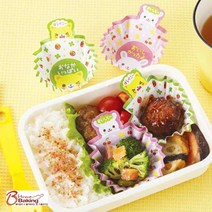 이홈베이킹 원형반찬컵 토끼와고양이, 16개입, 2개