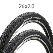 MTB 자전거 타이어 미쉐린 26 261 75 262 0 컨트리 록 산악 27 51 752 1 292 1 사이클링 슬릭 부품, 2개 26 2.0
