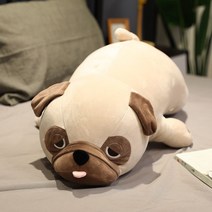 퍼그 인형 불독 강아지 모찌 애착, 70cm