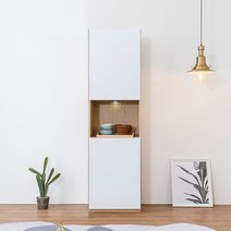 [천삼백케이] [나무뜰] 칸느 600 월플렉스 시스템 수납장 BSC210, 화이트