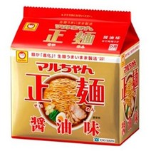 일본라면 마루짱 정면 세이멘 간장맛 5개입 1세트 일본 고급 봉지라면