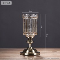 뉴타임즈Aug.18 218번 유러피안 럭셔리 크리스탈 글라스 화병 모던 크리에이티브 거실 거실장 식탁 에뮬레이션 꽃꽂이 장식 소품Z, 미 디 엄 사이즈 저수량