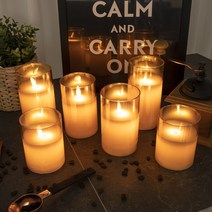 모던홀릭 LED 양초 캔들 티라이트 10cm + 12.5cm + 15cm 세트, 골드