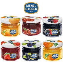 이탈리아 멘즈앤가써 미니 포션 과일잼 비건 유기농 딸기잼, 1개