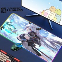 에픽 세븐 Rgb 마우스 패드 게이머 키보드 매트 책상 애니메이션 카펫 Pc 빅 게임 캐비닛 확장, 02 GG001210_06 RGB300x900x3mm