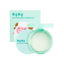 미팩토리 뿌숭뿌숭 파우더팩트 9g, 02. 민트, 3개