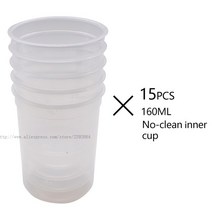 전동분무기 페인트 혼합 컵 스프레이 건 내부 및 뚜껑 도구 사용하기 쉬운 청소, 01