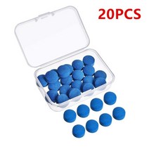 20pcs 테이블 스누커 ​​ 당구 포켓볼 개인 미니 큐대 큐 스틱 당구대 가방 장갑, 13mm 20개