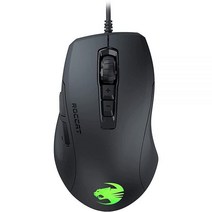 ROCCAT 로캣 콘퓨어 울트라 라이트 게이밍 마우스 블랙 인체공학적 설계 16000Dpi 광학 센서 RGB 조명 울트라 라이트 (ROC 록-11-730), Black