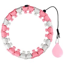 비핏 뱃살지압효과 다이어트 웨어핏 스마트 훌라후프 (라이트핑크), 색상