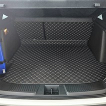 카프트 트랙스 크로스오버 트렁크매트 프리미엄 가죽 퀄팅 차박, 브라운