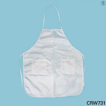 Cleanroom Apron / 방진 앞치마(우레탄코팅원단chemical용 제전PU 코팅 원단), 우레탄코팅원단-chemical용, 1개